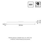 SYSTEM SHIFT - LINE M TRACK LIGHT 602X23X42MM 17W 100DEG WHITE 5Y WARRANTY 2 CIRCUITS WLD40038_2F SpectrumLED