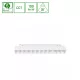 SYSTEM SHIFT CCT- GRID S OPRAWA LINIOWA 220X23X42 12W 40ST BIAŁY CCT SWITCH 5 LAT GW. WLD40040_CCT SpectrumLED