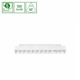   SYSTEM SHIFT SMART- GRID S TRACK LIGHT 204MM 12W 35DEG WHITE CCT/DIM 5 Y WARRANTY WLD40040_SMART SpectrumLED