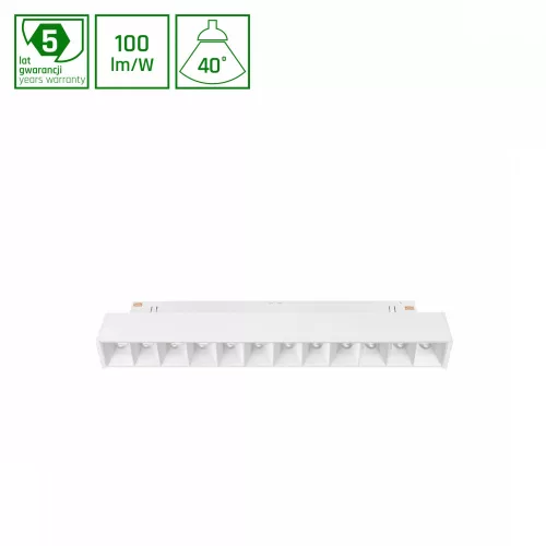 SYSTEM SHIFT SMART- GRID S TRACK LIGHT 204MM 12W 35DEG WHITE CCT/DIM 5 Y WARRANTY WLD40040_SMART SpectrumLED