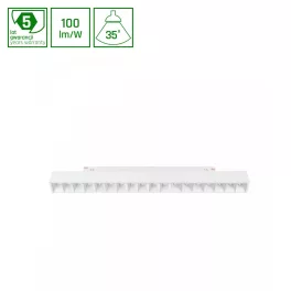   SYSTEM SHIFT - GRID M TRACK LIGHT 303X23X42MM 17W 35DEG WHITE 5Y WARRANTY 2 CIRCUITS WLD40041_2F SpectrumLED