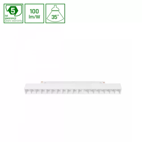SYSTEM SHIFT - GRID M TRACK LIGHT 303X23X42MM 17W 35DEG WHITE 5Y WARRANTY 2 CIRCUITS WLD40041_2F SpectrumLED