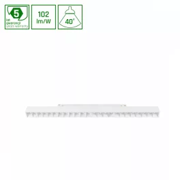  SYSTEM SHIFT SMART- GRID L TRACK LIGHT 404MM 22W 35DEG WHITE CCT/DIM 5 Y WARRANTY WLD40042_SMART SpectrumLED