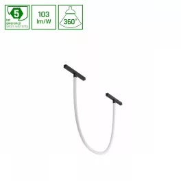   [OUTLET] SYSTEM SHIFT - NEON M OPRAWA FLEX TUBE fi22x1000mm 16W 5 LAT GW. WLD40058 SpectrumLED
