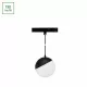 SYSTEM SHIFT BASIC - GLOBE P BALL LUMINAIRE SUSPENDED 90MM 10W  3000K BLACK WLD70002WW SpectrumLED