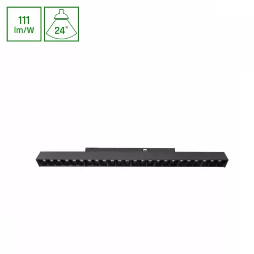 SYSTEM SHIFT BASIC - GRID M LINEAR LUMINAIRE 330MM 18W 3000K BLACK WLD70011WW SpectrumLED