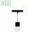 SYSTEM SHIFT BASIC - HANGIT CRYDEGAL LUMINAIRE SUSPENDED 55X110MM (1100MM WIRE) 6W 3000K BLACK WLD70015WW SpectrumLED