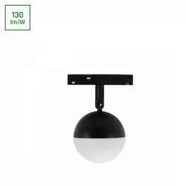   SYSTEM SHIFT BASIC - GLOBE BALL LUMINAIRE 90MM 10W 4000K BLACK WLD70020NW SpectrumLED