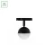 SYSTEM SHIFT BASIC - GLOBE BALL LUMINAIRE 90MM 10W 4000K BLACK WLD70020NW SpectrumLED