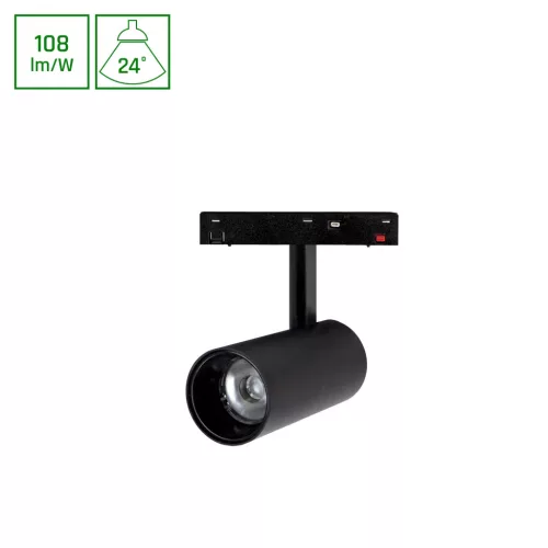 SYSTEM SHIFT BASIC - SPOT M LUMINAIRE  DIRECTIONAL 50X110X170MM 12W 4000K BLACK WLD70023NW SpectrumLED