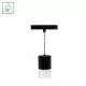 SYSTEM SHIFT BASIC - HANGIT LUMINAIRE SUSPENDED 55X95MM (1100MM WIRE) 7W 2700K BLACK WLD70024WW SpectrumLED