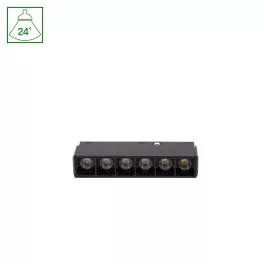  SYSTEM SHIFT BASIC - GRID XS LINEAR LUMINAIRE 110MM 6W 2700K BLACK WLD70028WW SpectrumLED