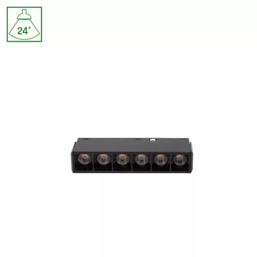 SYSTEM SHIFT BASIC - GRID XS LINEAR LUMINAIRE 110MM 6W 2700K BLACK WLD70028WW SpectrumLED
