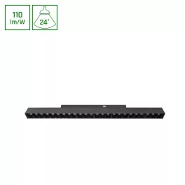   SYSTEM SHIFT BASIC - GRID M LINEAR LUMINAIRE 330MM 18W 2700K BLACK WLD70030WW SpectrumLED