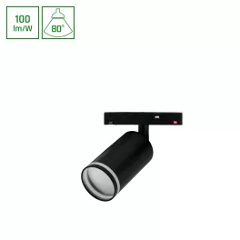  SYSTEM SHIFT BASIC - SPOT S RING LUMINAIRE  DIRECTIONAL 55X100X160MM 7W 4000K BLACK WLD70031NW SpectrumLED