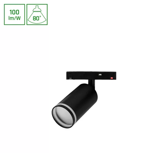 SYSTEM SHIFT BASIC - SPOT S RING LUMINAIRE  DIRECTIONAL 55X100X160MM 7W 4000K BLACK WLD70031NW SpectrumLED