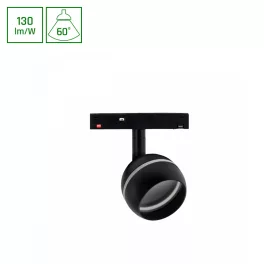   SYSTEM SHIFT BASIC - GLOBE RING BALL LUMINAIRE 90MM 10W 4000K  BLACK WLD70032NW SpectrumLED