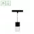 SYSTEM SHIFT BASIC - HANGIT CRYDEGAL LUMINAIRE SUSPENDED 55X110MM (1100MM WIRE) 7W 4000K BLACK WLD70034NW SpectrumLED