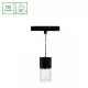 SYSTEM SHIFT BASIC - HANGIT CRYDEGAL LUMINAIRE SUSPENDED 55X110MM (1100MM WIRE) 7W 4000K BLACK WLD70034NW SpectrumLED