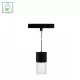 SYSTEM SHIFT BASIC - HANGIT CRYDEGAL LUMINAIRE SUSPENDED 55X110MM (1100MM WIRE) 7W 2700K BLACK WLD70034WW SpectrumLED