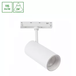   SYSTEM SHIFT BASIC - SPOT L LUMINAIRE  DIRECTIONAL 55X120X180MM 20W 4000K WHITE WLD70038NW SpectrumLED