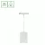 SYSTEM SHIFT BASIC - HANGIT LUMINAIRE SUSPENDED 55X95MM (1100MM WIRE) 7W 4000K WHITE WLD70040NW SpectrumLED