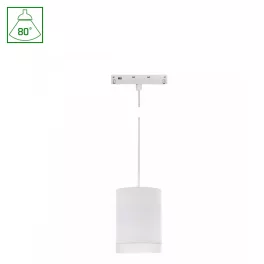   SYSTEM SHIFT BASIC - HANGIT LUMINAIRE SUSPENDED 55X95MM (1100MM WIRE) 7W 2700K WHITE WLD70040WW SpectrumLED
