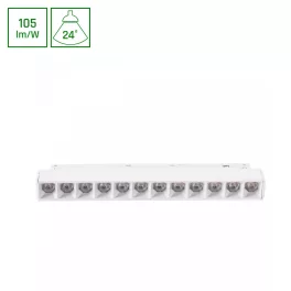   SYSTEM SHIFT BASIC - GRID S LINEAR LUMINAIRE 220MM 12W 2700K WHITE WLD70045WW SpectrumLED