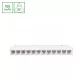 SYSTEM SHIFT BASIC - GRID S LINEAR LUMINAIRE 220MM 12W 2700K WHITE WLD70045WW SpectrumLED