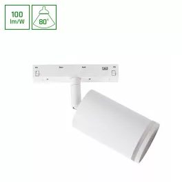   SYSTEM SHIFT BASIC - SPOT S RING LUMINAIRE  DIRECTIONAL 55X100X160MM 7W 4000K WHITE WLD70047NW SpectrumLED