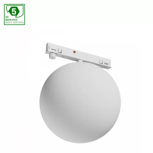 SYSTEM SHIFT NANO - GLOBE SHPERE TRACKLIGHT 100x120MM 7W WHITE 5Y WARRANTY WLD80006 SpectrumLED
