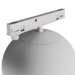 SYSTEM SHIFT NANO - GLOBE SHPERE TRACKLIGHT 100x120MM 7W WHITE 5Y WARRANTY WLD80006 SpectrumLED