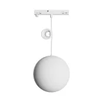 SYSTEM SHIFT NANO - GLOBE P SHPERE TRACKLIGHT PENDANT 100+1000MM CABLE 7W WHITE 5Y WARRANTY WLD80008 SpectrumLED