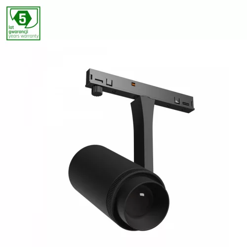 SYSTEM SHIFT NANO - SPOT ZOOM TRACKLIGHT 40x80x145MM 7W 15-45DEG BLACK 5Y WARRANTY WLD80012 SpectrumLED