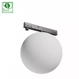   SYSTEM SHIFT NANO - GLOBE SHPERE TRACKLIGHT 100x120MM 7W BLACK 5Y WARRANTY WLD80017 SpectrumLED