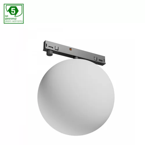 SYSTEM SHIFT NANO - GLOBE SHPERE TRACKLIGHT 100x120MM 7W BLACK 5Y WARRANTY WLD80017 SpectrumLED