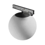 SYSTEM SHIFT NANO - GLOBE SHPERE TRACKLIGHT 100x120MM 7W BLACK 5Y WARRANTY WLD80017 SpectrumLED