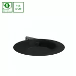 SYSTEM SHIFT NANO - SAUCER PENDANT LIGHT FI170X40MM 7W100DEG BLACK 5Y WARRANTY WLD80018 SpectrumLED