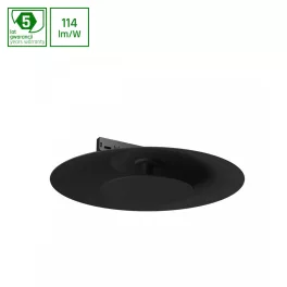   SYSTEM SHIFT NANO - SAUCER PENDANT LIGHT FI170X40MM 7W100DEG BLACK 5Y WARRANTY WLD80018 SpectrumLED