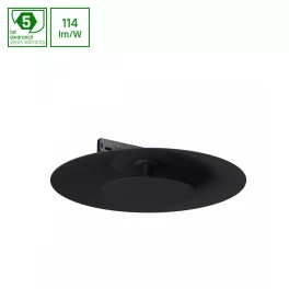   SYSTEM SHIFT NANO - SAUCER PENDANT LIGHT FI170X40MM 7W100DEG BLACK 5Y WARRANTY WLD80018 SpectrumLED