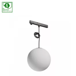   SYSTEM SHIFT NANO - GLOBE P SHPERE TRACKLIGHT PENDANT 100+1000MM CABLE 7W BLACK 5Y WARRANTY WLD80019 SpectrumLED