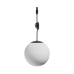 SYSTEM SHIFT NANO - GLOBE P SHPERE TRACKLIGHT PENDANT 100+1000MM CABLE 7W BLACK 5Y WARRANTY WLD80019 SpectrumLED