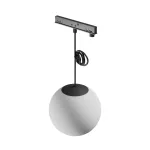 SYSTEM SHIFT NANO - GLOBE P SHPERE TRACKLIGHT PENDANT 100+1000MM CABLE 7W BLACK 5Y WARRANTY WLD80019 SpectrumLED