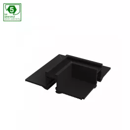   SYSTEM SHIFT NANO - CONNECTOR "L" HORIZONTAL TRIMLESS BLACK WLD80040 SpectrumLED