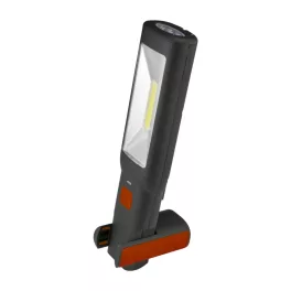   Home WL 3W+7L LED szerelőlámpa, 3 W COB LED, 7 fehér LED, ABS, 3 üzemmód, 1800 mAh, mágneses, kampós, kihajtható, WL_3W_7L