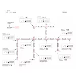 SPS 2 süllyesztett csatlakozó "T2" balos, fehér SPECTRUM WOJ06519 SpectrumLED