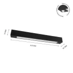 [OUTLET] ALLDAY LED TUBE Lineáris lámpa, IP20, fekete WOJ06707 SpectrumLED