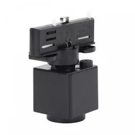   SPS2 ADAPTER SLIM 3PHASE WITH SOCKET Fekete SPECTRUM WOJ07045 SpectrumLED