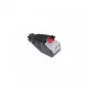 DC plug FEMALE with fast connector