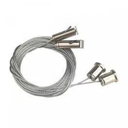   UNIVERSAL SUSPENSION KIT AND GALVANIZED STEEL WIRE    8M 2pcs SILVER SPECTRUM